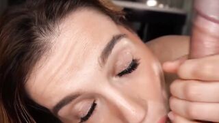 Sloppy Blow Job & FootJob - Filthiest Roommates Ever! (Kacee Dain)