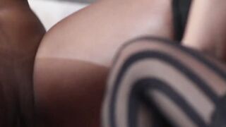 Blacked Out - Interracial Threesome with Ebony Beauties Freja Von Dood & Lil'Star Fire