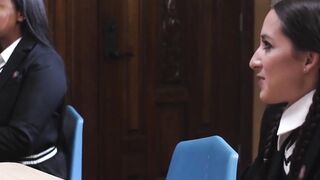 Blacked Out - Interracial Threesome with Ebony Beauties Freja Von Dood & Lil'Star Fire