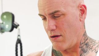 Teen Cutie Reese Robbin's Throat Stretch Workout with Bald Daddy