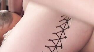 TS-Jesse's Anal Threesome - Three Holes Filled With Dick And Sperm
