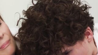 Redheaded Nannie Holly Lacke Gives A Professional Blowjob And Swallows