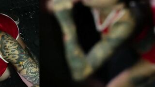 Busty Slurp-Sluts #3 - Big Boobied Beauties Swallowing Huge Black Loads