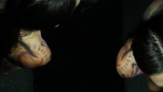 Busty Slurp-Sluts #3 - Big Boobied Beauties Swallowing Huge Black Loads