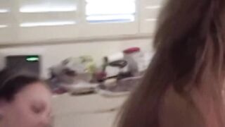 Bisexual Threesome FFM with Big Boobs Beauties - Hardcore Sex & Facial