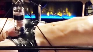 Devilish Dungeons" - Hard Core Anal Play with Gas Masked Domme & Submissive Slut Boy