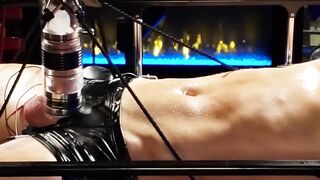 Devilish Dungeons" - Hard Core Anal Play with Gas Masked Domme & Submissive Slut Boy