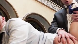 Handsome Boss Fucks His Employee's Ass In The Office - Gay Anal Sex