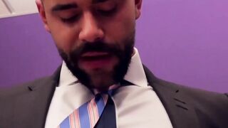 Anal Drilling In The Locker Room - Business Man Rimmed And Fucked Hard