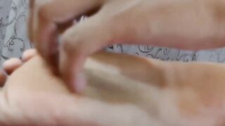 Asian Foot Fetish - Passionate Couple Breeds Intensely