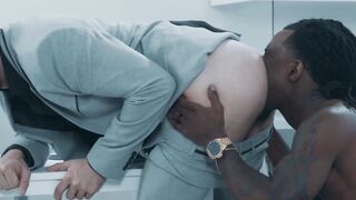 Black Stud Rimming And Fucks White Guy In The Ass - Interracial Anal