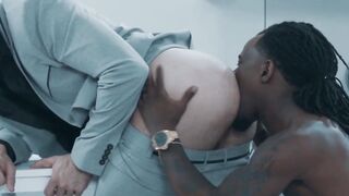 Black Stud Rimming And Fucks White Guy In The Ass - Interracial Anal