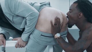 Black Stud Rimming And Fucks White Guy In The Ass - Interracial Anal