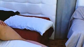 Amature Girl Next Door Sucks Her Boyfriend's Dick In Bed And Gets A Facial