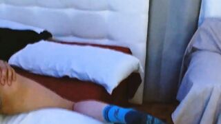 Amature Girl Next Door Sucks Her Boyfriend's Dick In Bed And Gets A Facial