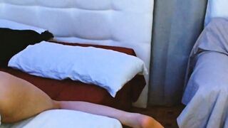 Amature Girl Next Door Sucks Her Boyfriend's Dick In Bed And Gets A Facial