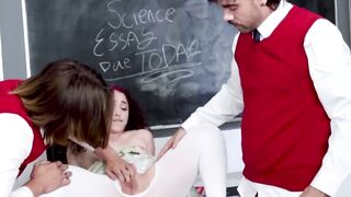 Pixie Small's Threesome - Teacher Away Makes Three Way