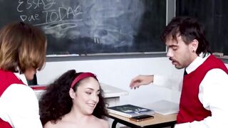 Pixie Small's Threesome - Teacher Away Makes Three Way