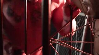 BDSM Bondage Slave Training - Clothes Pin Torments & Electro Shock Therapy