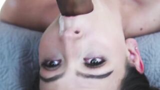 PetiteSerenahill - DeepThroats Huge Black Monster Dick & Swallows Load