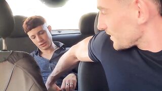 Hot MILF Gives Hardcore Ride to Driver in Car - PornPros