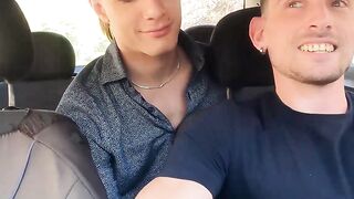 Hot MILF Gives Hardcore Ride to Driver in Car - PornPros