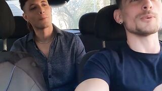 Hot MILF Gives Hardcore Ride to Driver in Car - PornPros
