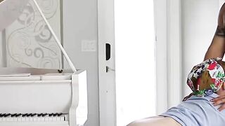 Throated #12 - Brunette Babe Kendra Lust Gets Deepthroat Blowjob
