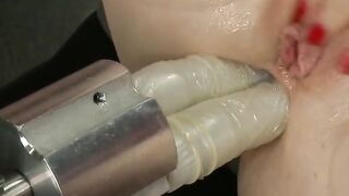 Redheaded Vixen Delights in Double Anal Threesome