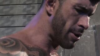 Ink-Slinger's Ass Fucked Hard - Anal Porn with Huge Load on Face