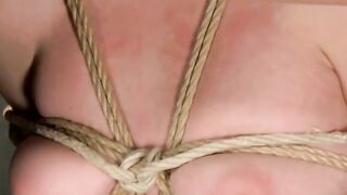 Blond Bondage Babe Endures Intense Torments in Rough Sex Scene