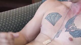 Dominant Dominca Stroking His Big Latino Dick - POV