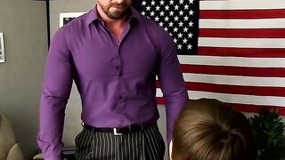 Big Dick Teacher's Pet Gets Anal Lesson in Classroom