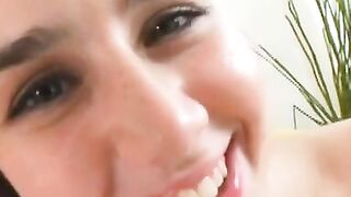 Foxy Brunette Babe Kacy Gets Naughty - Teen Striptease & Masturbation