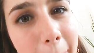 Foxy Brunette Babe Kacy Gets Naughty - Teen Striptease & Masturbation