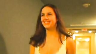Foxy Brunette Babe Kacy Gets Naughty - Teen Striptease & Masturbation