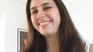 Foxy Brunette Babe Kacy Gets Naughty - Teen Striptease & Masturbation
