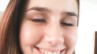 Foxy Brunette Babe Kacy Gets Naughty - Teen Striptease & Masturbation
