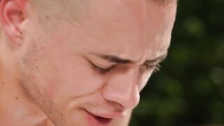 Raw Poolside Fuck Fest - Hot Twinks Trevor & Jake Go All In