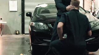 Sexy Mechanics - Raw Banging Twinks Romantic Ride For The Car Guy