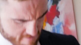 Hairy Beard Barebacks Colleagues Ass - Office Anal Rimming