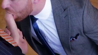 Hairy Beard Barebacks Colleagues Ass - Office Anal Rimming