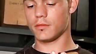 Hunk's Smokin' Hot Blowjob & Facial - Neckless Guy Fucks His Buddy Raw