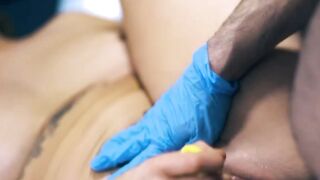 Busty Bombshell Lady Doctor - Horny Doc Fucks His Patient Hard