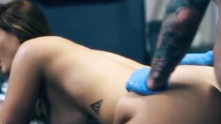 Busty Bombshell Lady Doctor - Horny Doc Fucks His Patient Hard