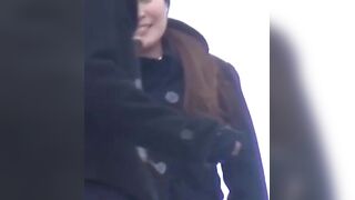 Four naughty Japanese teenagers caught in public urinating