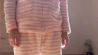 Japanese Babe Waking Up And Peeing In A Jar For You