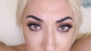 Blondes Get It Right - Hot Babe Jessie J's Face Gets Covered In Semen