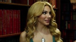 Big Boob Transgender Librarian Anal Threesome