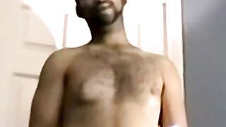Hairiest Amateur Guy Masturabtes & Squirts On Camera